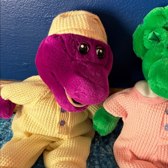 Colorful Plush Dinosaur Toy Set - Picture 2 of 6